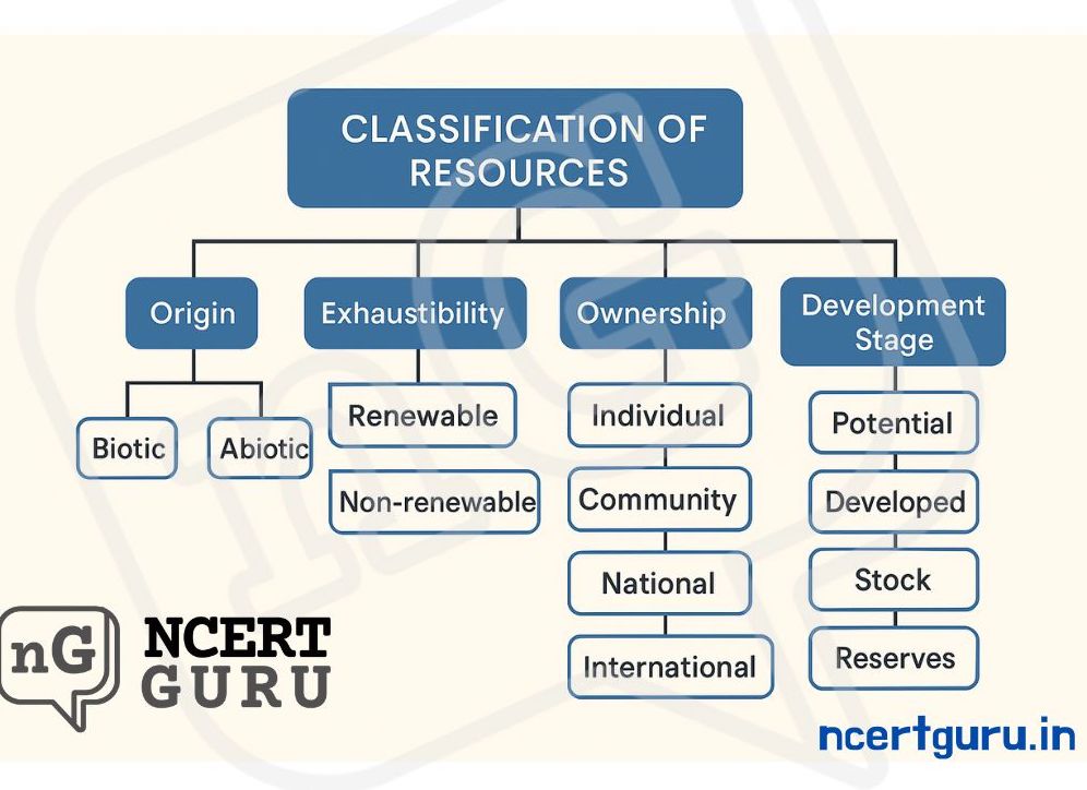 classification of resources graphic